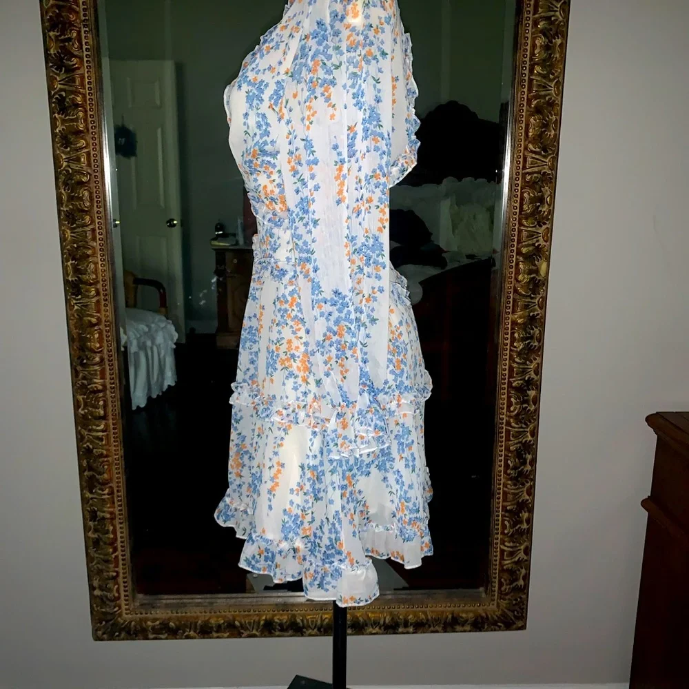 Gorgeous DITSY floral cutout back dress with the cutest details Small - Picture 4 of 10